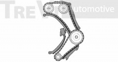 TREVI AUTOMOTIVE kc1034 -  Комплект цепи привода распредвала